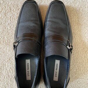 Steve Madden men's black loafers